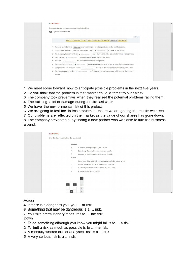 Unit 7 Englab | PDF | Investing | Risk