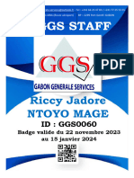 Ggs Staff: Riccy Jadore Ntoyo Mage