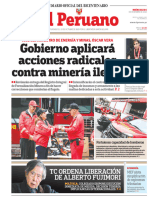 Gobierno Aplicará Acciones Radicales Contra Minería Ilegal: El Peruano
