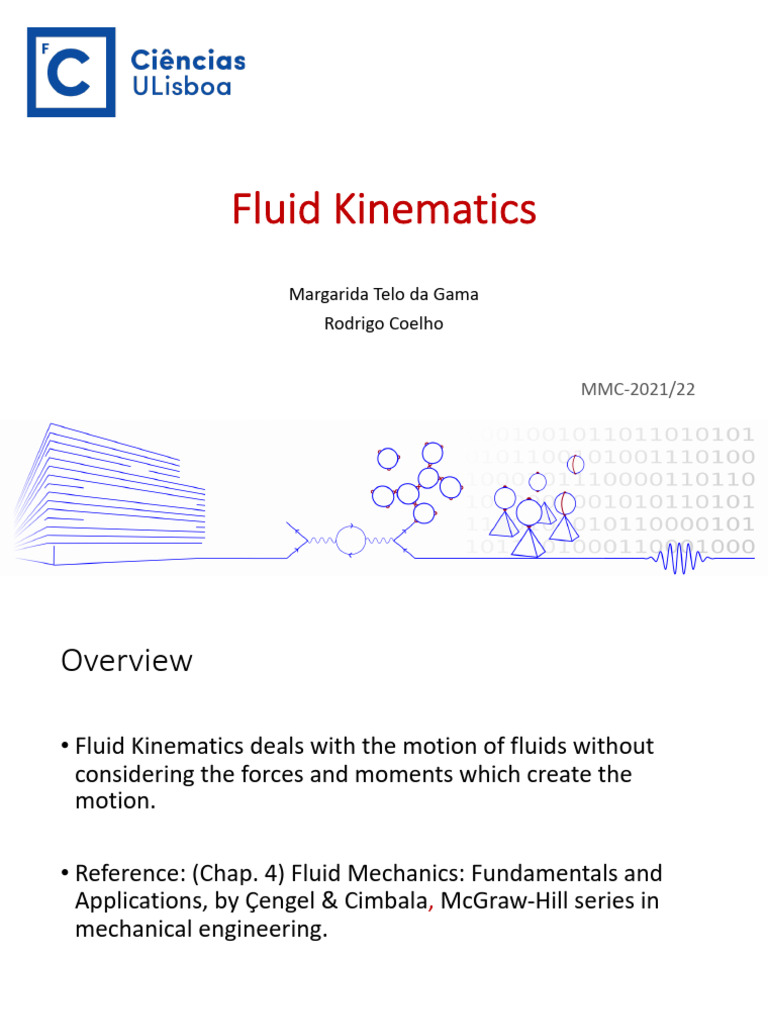2 FluidKinematics PDF Fluid Mechanics Continuum Mechanics