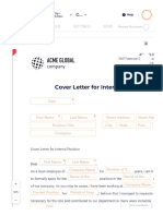 Cover Letter For Internal Position - Jotform Sign