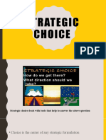 Strategic Choice