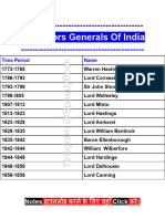 Governors Generals of India