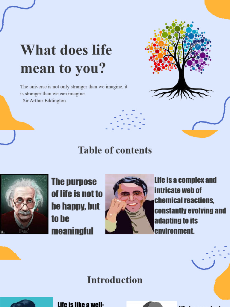 Exploring Life's Meaning and Purpose | PDF