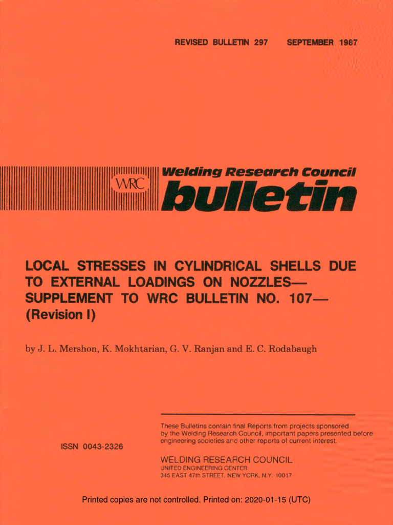 miiiiih WRC 297 | PDF | Stress (Mechanics) | Mechanical Engineering