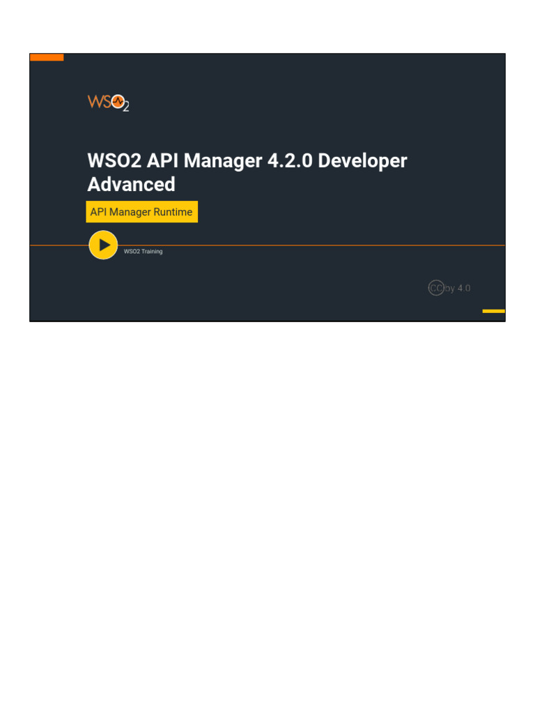 WSO2 API Gateway 4.2.0 Overview | PDF | Proxy Server | Telecommunications