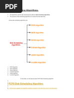 Disk Scheduling Algorithms