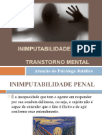 3a Aula - Transtorno Mental e Inimputabilidade Penal X Atuação Da Psicólogo Juridico
