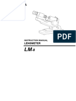 Topcon LM-8 User manual