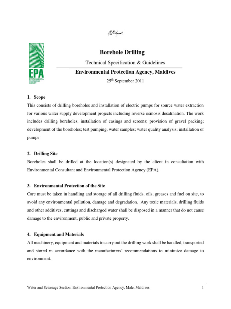 Borehole Guidelines | Download Free PDF | Oil Well | Borehole