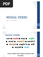 Unit 2 Simple Modals