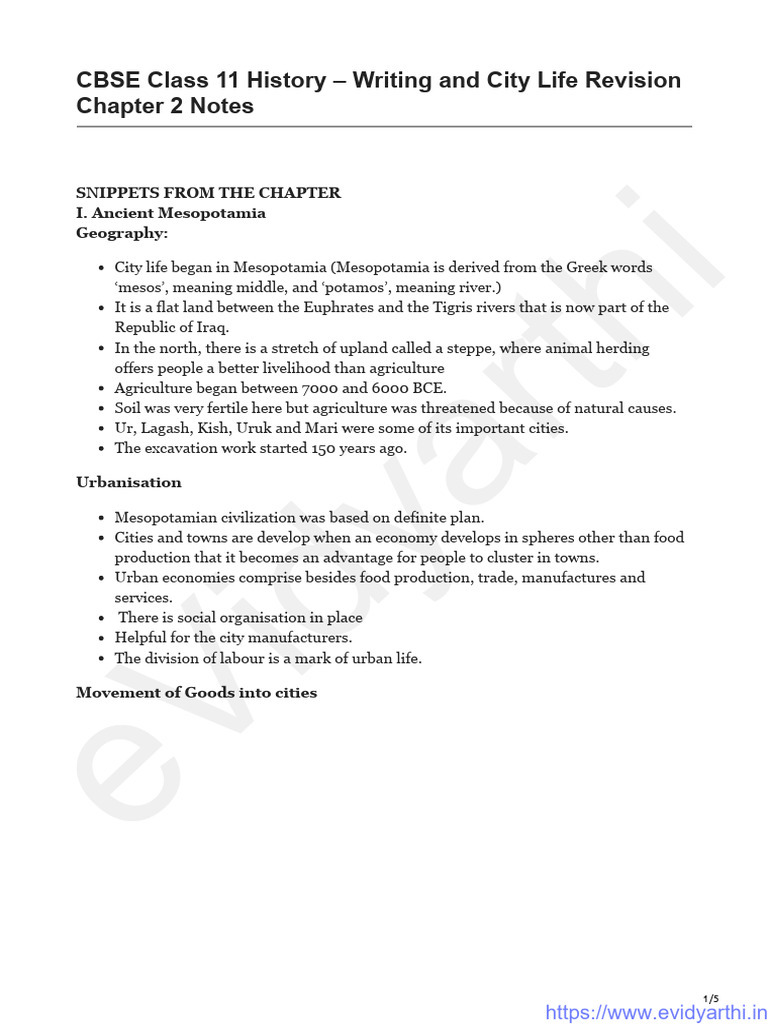 Writing And City Life Ppt