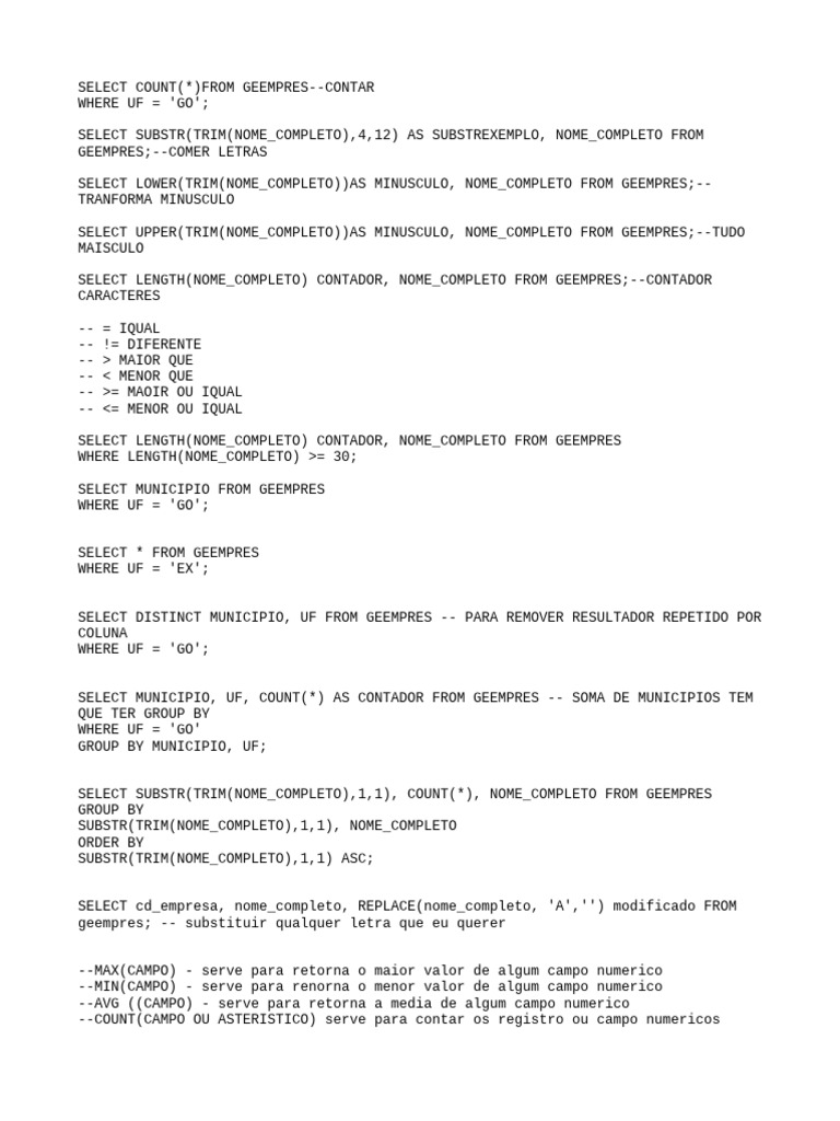 Sql pdf bancos de dados sql