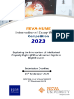 14 - REVA Hume Essay Writing Competition 2023