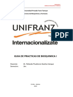 Guia de Practicas de Bioquimica I Unifranz 2023