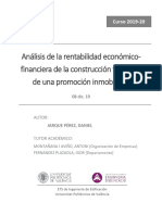 10 Análisis de La Rentabilidad Económicofinanciera de La Construcción y Alquiler de Una Promoción Inmobiliaria