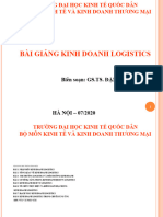 Bài 1 giảng kinh doanh logistics