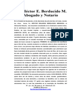 25. ACTA NOTARIAL DE ARRESTO DOMICILIARIO