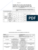 Formato #1 y 4 Informe para Entregar