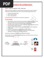 FortiGate HA Config 