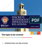 Operations On Relations