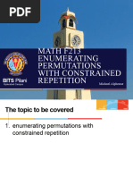 Enum Permutations WTH Constrained Repetitions