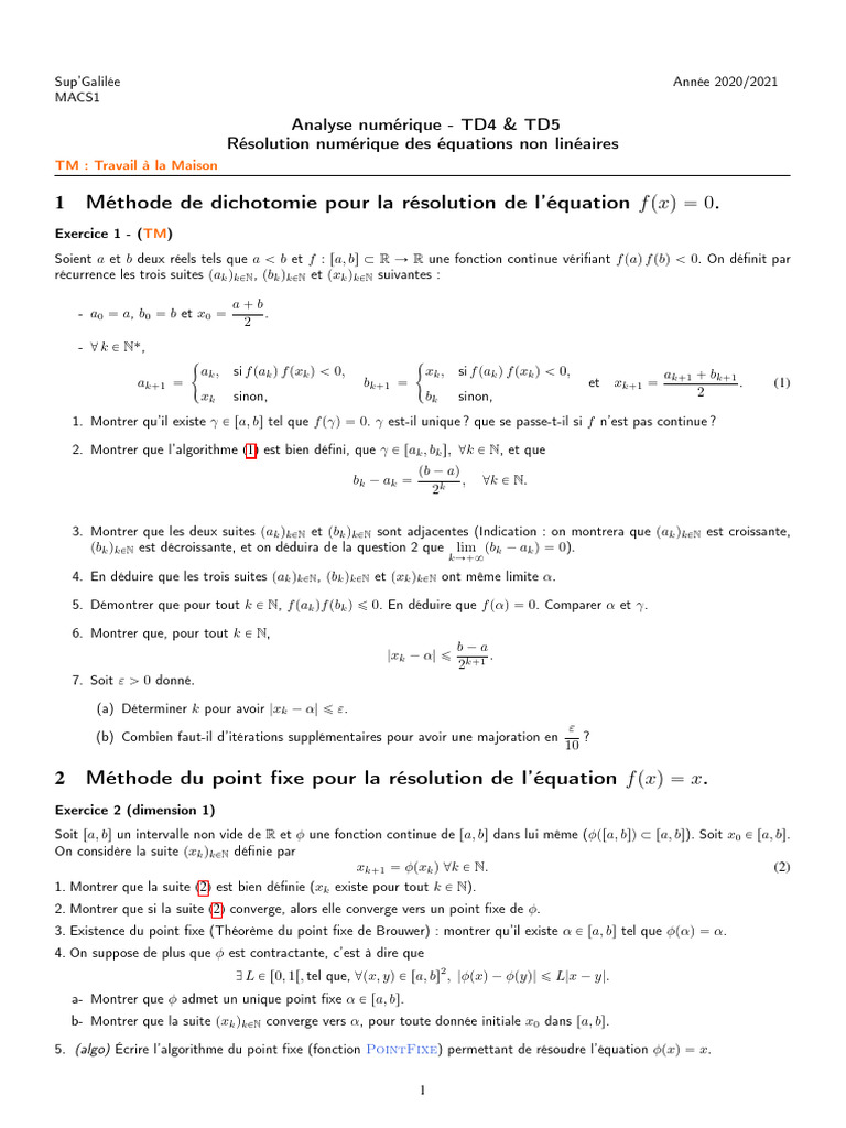 TD4 5 | PDF | Géométrie | Logique mathématique