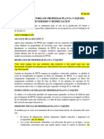 Tema 3 Auditoría de Propiedad Planta y Equipo, Deterioro y Depreciacion