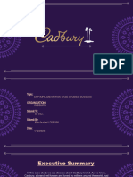 Cadbury Erp Implementation Case Studies - Project