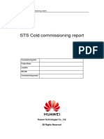 STS Cold Commissioning Report