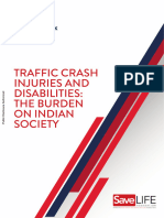 Traffic Crash Injuries and Disabilities The Burden On Indian Society
