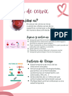 Flyer Anuncio Charla Concientización Cáncer de Mama Femenino Rosa