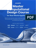 Master Computational Design For Real World Application Course Structure