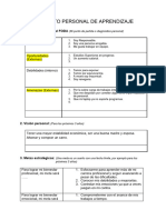 Proyecto Personal de Aprendizaje