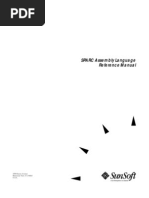 SPARC Assembly Language Reference Manual: 2550 Garcia Avenue Mountain View, CA 94043 U.S.A