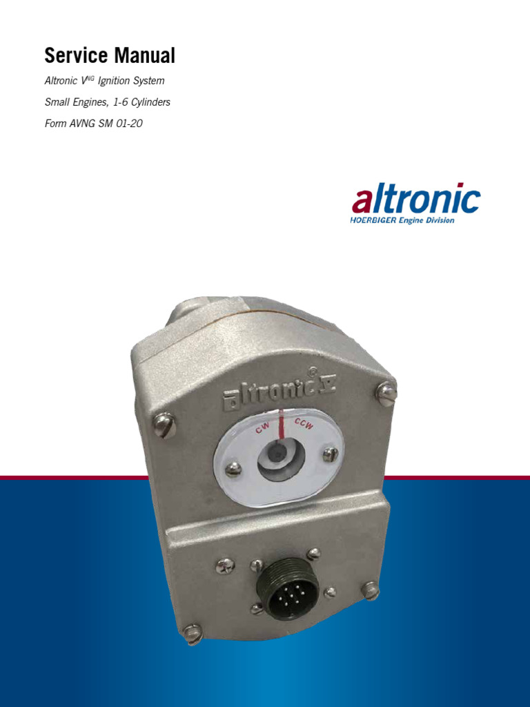 Manual de Servicio ALTRONIC V PDF Ignition System Components