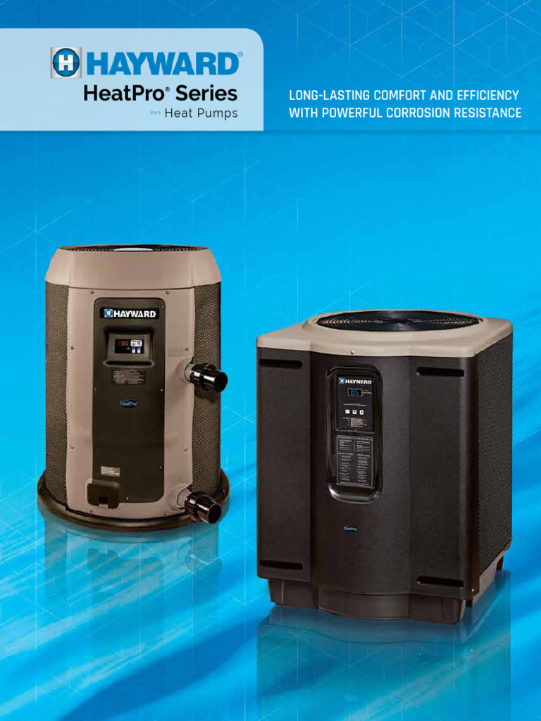 Bomba de Calor Hayward Heat Pro | PDF | Heat Pump | Engineering ...