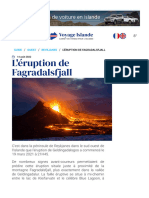 L'Éruption de Fagradalsfjall