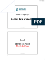 Cours - Gestion Production - 5 - GS ModÃ Le Wilson