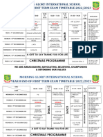 Jhs 2nd Term Exam Timetable