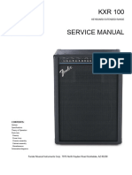 Fender KXR100 Service Manual