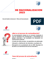 Diapositivas Proceso de Racionalizacion 2023