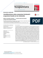 Acupuntura: Consideraciones Sobre Acupuntura Horizontal - Acupuntura Basada en Los Colaterales