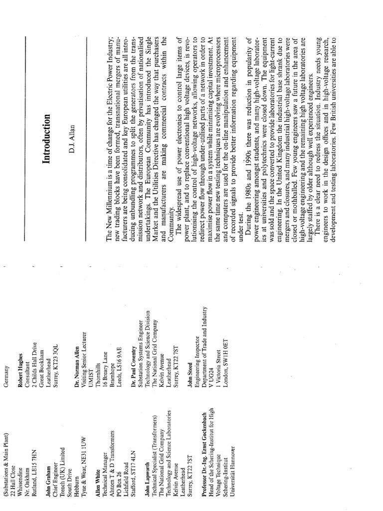 HV Intro High Voltage Engineering and Testing PDF
