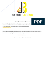 J & B Expedite Non-Binding Service Agreement Official 2023 - VMG TRANSPORT LOGISTIC LLC - Encrypted