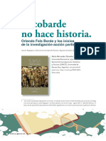 El Cobarde No Hace Historia.: Orlando Fals Borda y Los Inicios de La Investigación-Acción Participativa