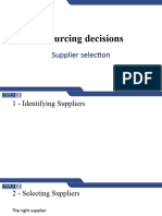 7.2 - Supplier Selection (15 Slides)