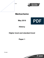 Paper One 2018 May Markscheme