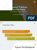 Pengantar Penulisan Resep FKG