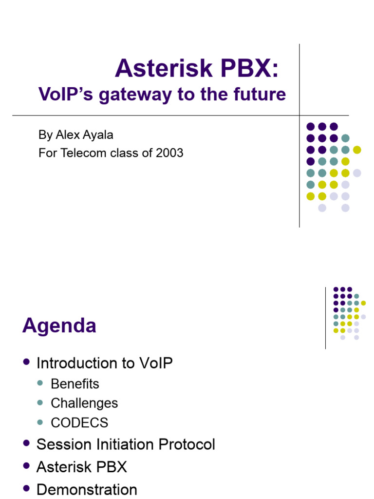 Asterisk | PDF | Session Initiation Protocol | Voice Over Ip